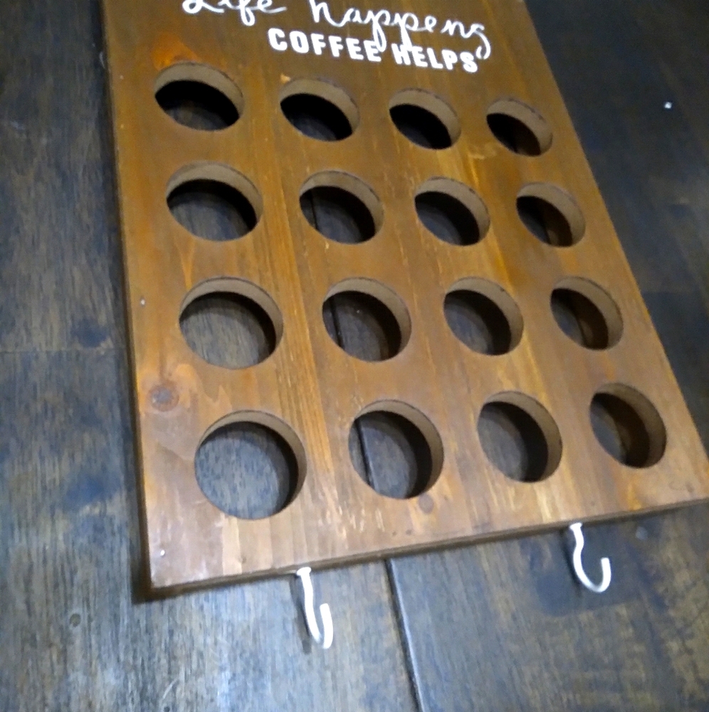 K-cup and coffee mug holder